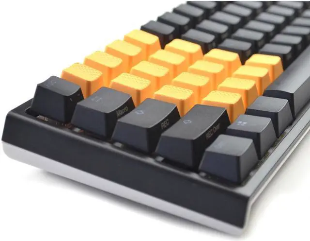 Alt view image 4 of 4 - Rubber Gaming Keycaps Blank- Neon Orange