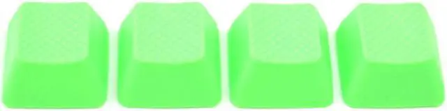 Alt view image 2 of 4 - Rubber Gaming Keycaps Blank - Neon Green
