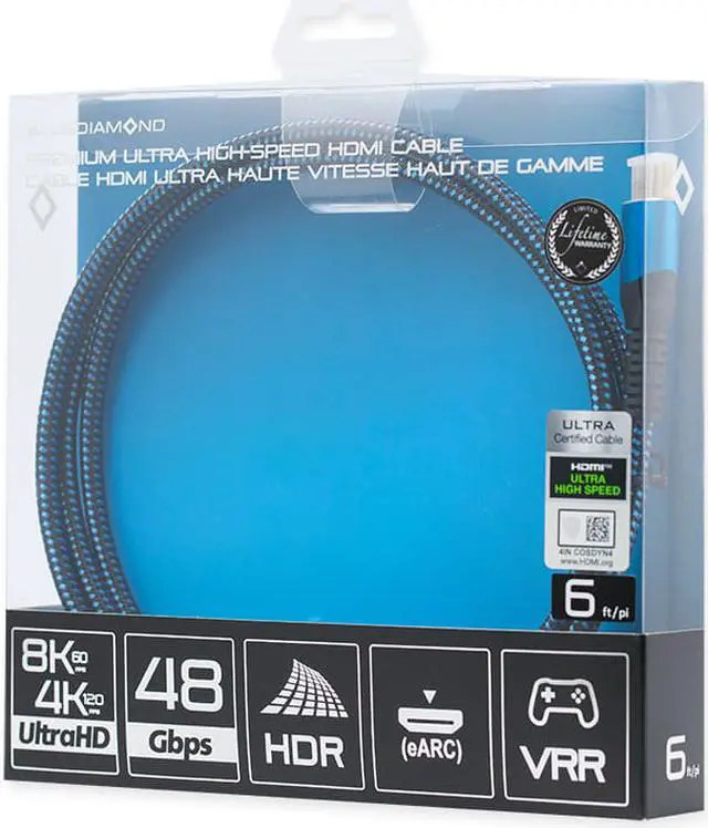 Alt view image 4 of 4 - Premium HDMI 8K, 6ft