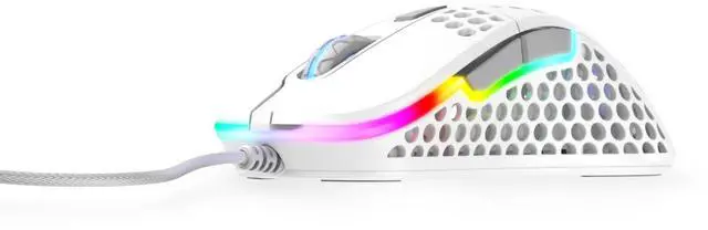 Alt view image 2 of 5 - Xtrfy M4 RGB Lightweight Mouse - White