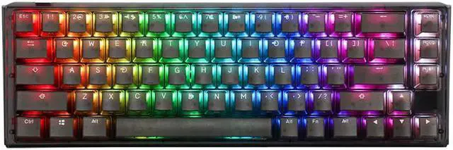 Main image of Ducky ONE 3 Aura RGB Black, 65% Mechanical Keyboard - SF - Red Key Switch 51146 (DKON2167ST-RUSPDABAAAC1)