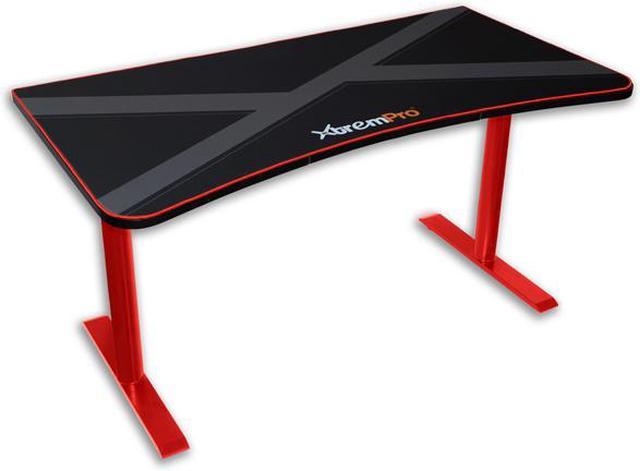 Gaming table PLAY black and red Color 136x86x56 cm. Gaming table