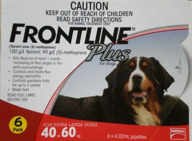 Alt view image 2 of 2 - Frontline Plus for XL Dogs 89-132 lbs - 6 Month Supply