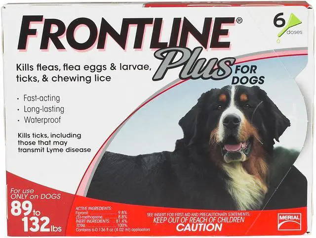 Main image of Frontline Plus for XL Dogs 89-132 lbs - 6 Month Supply