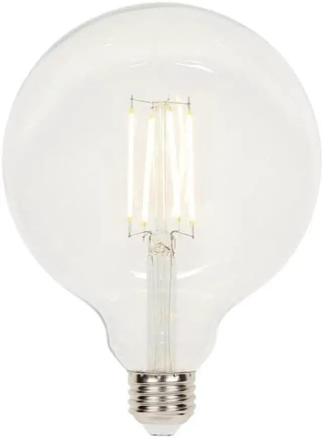 Main image of Westinghouse 5317500 6.5 Watt (60 Watt Equivalent) G40 Dimmable Filament LED Light Bulb. 6 pack