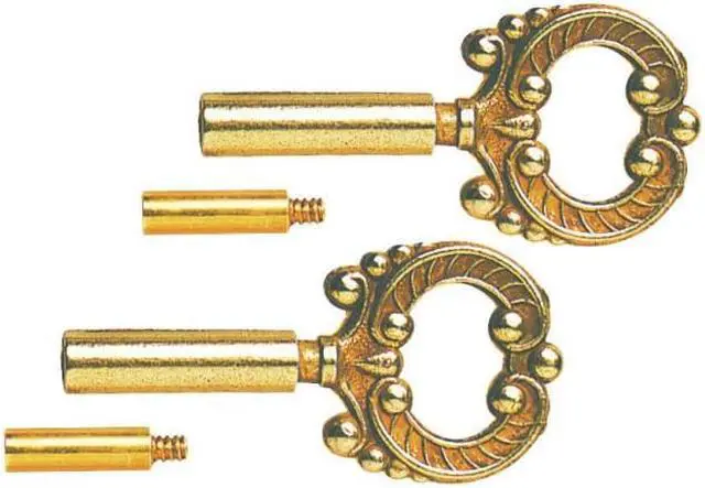Main image of Westinghouse lighting7016000 Two brass finish socket keys and two extensions 6 pack.