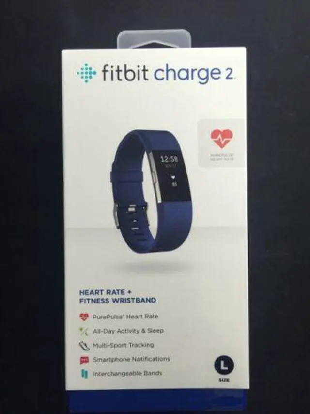 Main image of Charge 2 Activity Tracker + Heart Rate (Large) - Blue
