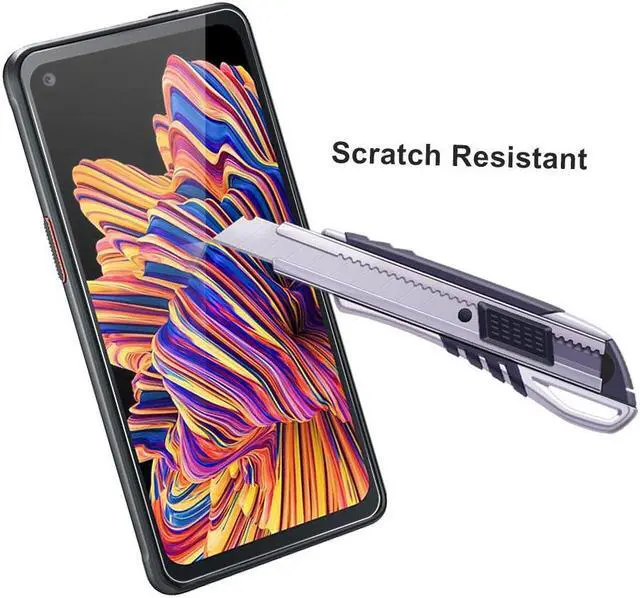 Alt view image 4 of 7 - Tempered Glass Screen Protector 9H Crack Saver Guard for Galaxy XCover Pro