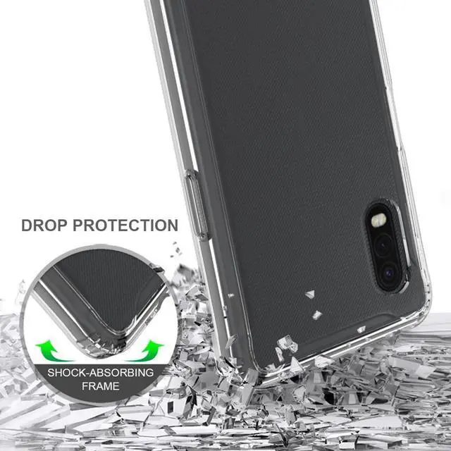 Alt view image 4 of 6 - AquaFlex Transparent Anti-Shock Clear Case Cover for Samsung Galaxy XCover Pro