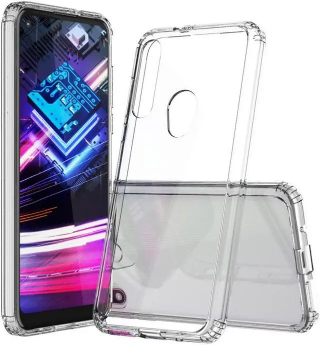 Main image of AquaFlex Transparent Anti-Shock Clear Case Slim Cover for Motorola Moto G Fast