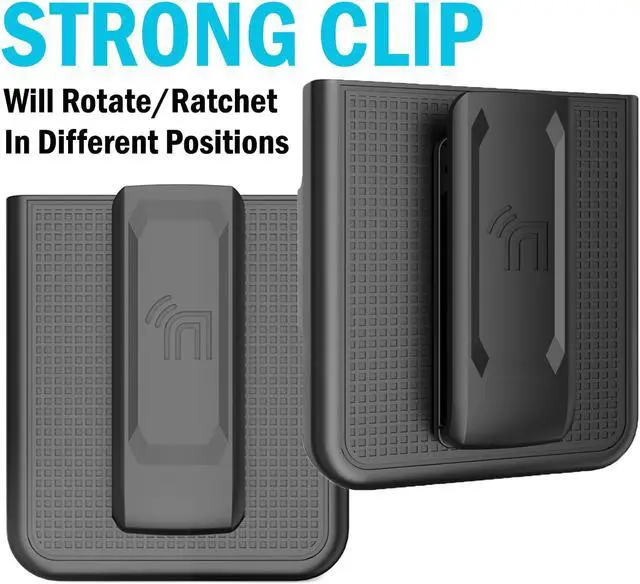 Alt view image 2 of 8 - Black Hard Case Cover and Belt Clip Holster Combo for Samsung Galaxy Z Flip 4 5G