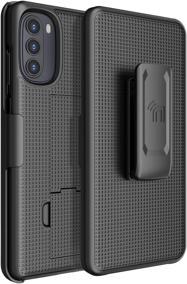 Motorola Moto G5 Plus Dual-Layer Holster Case Kickstand - Rome Tech