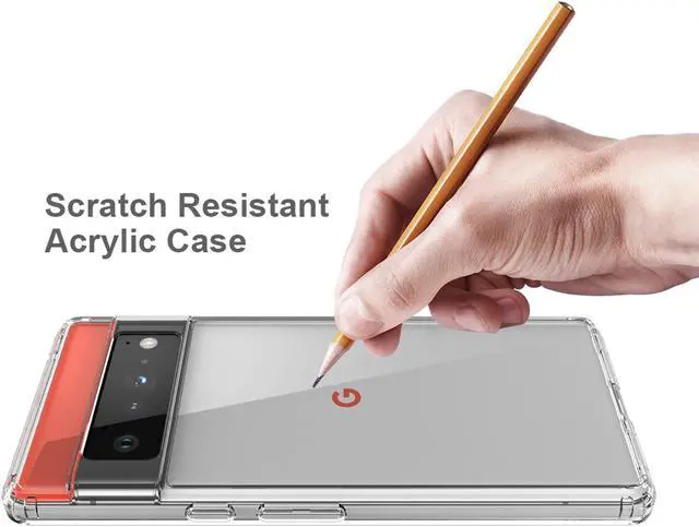 Alt view image 6 of 7 - AquaFlex Transparent Anti-Shock Clear Phone Case Cover for Google Pixel 6 Pro