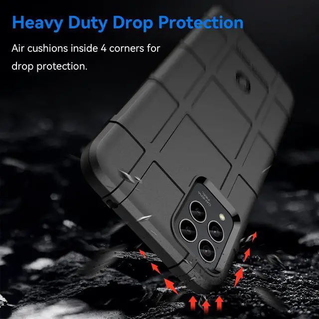 Alt view image 4 of 7 - Matte Black Special Ops Rugged Case for T-Mobile REVVL 6 Pro 5G / REVVL 6X Pro