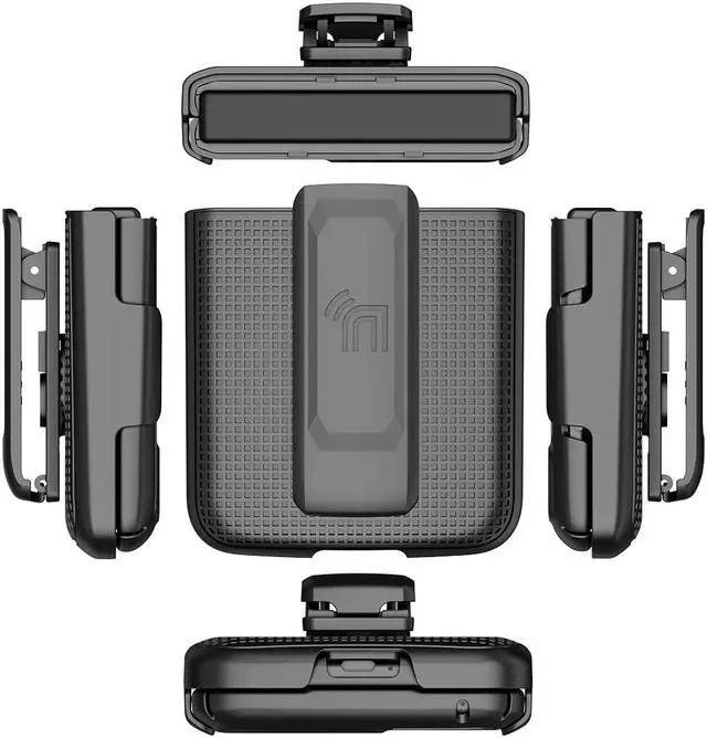 Alt view image 5 of 6 - Belt Clip Holster for Motorola RAZR 2022 5G Flip Phone (Made for Our Slim Case)