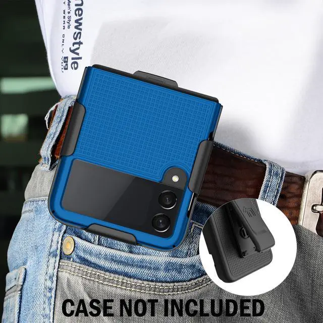 Alt view image 5 of 6 - Belt Clip Holster for Samsung Galaxy Z Flip 3 Phone (ONLY FOR USE W/ SLIM CASE)