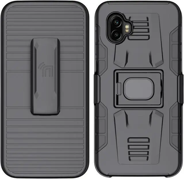Alt view image 3 of 7 - Special Ops Tactical Rugged Shield Case for Nokia C110 Phone - Matte Black