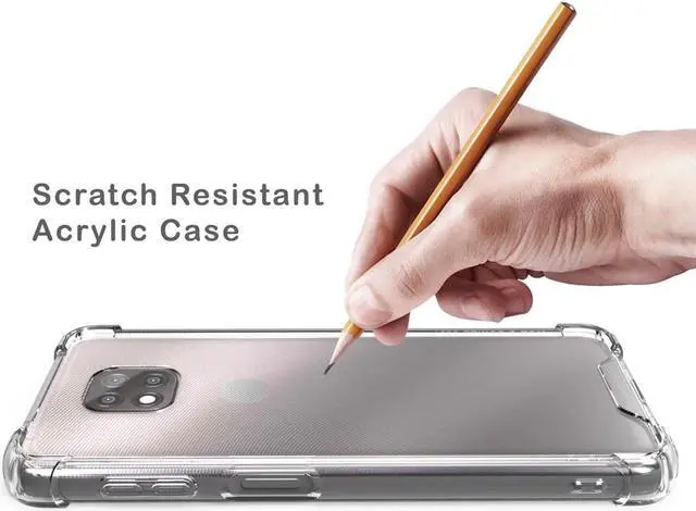 Alt view image 5 of 5 - AquaFlex Transparent Anti-Shock Clear Case Cover for Motorola Moto G Power 2021