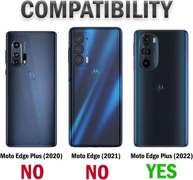 Alt view image 7 of 7 - AquaFlex Transparent Anti-Shock Clear Case Slim Cover for Moto Edge Plus 5G 2022