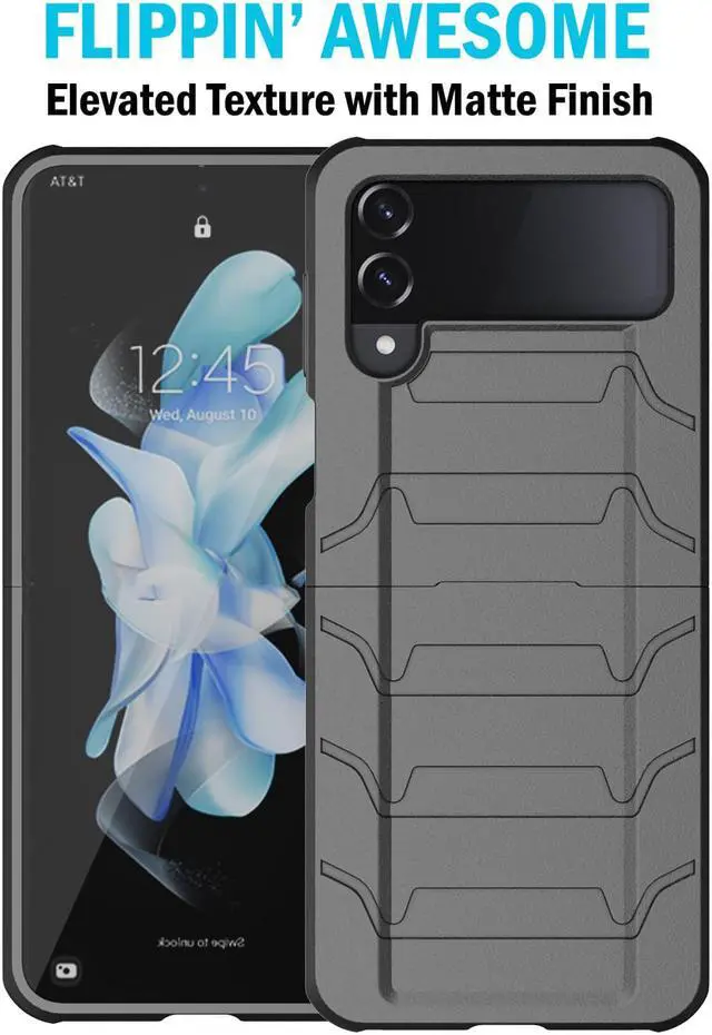 Alt view image 2 of 7 - Case for Samsung Galaxy Z Flip 4, Special Ops Tactical Cover - Matte Black