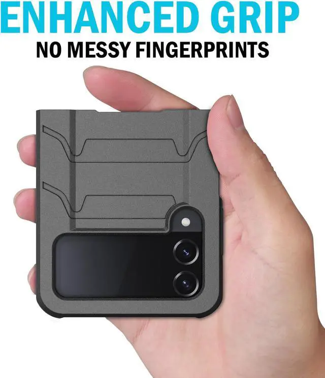 Alt view image 3 of 7 - Case for Samsung Galaxy Z Flip 4, Special Ops Tactical Cover - Matte Black