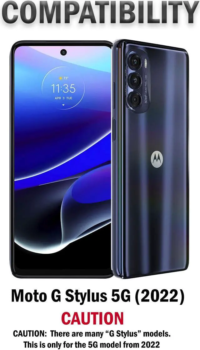Alt view image 6 of 6 - Transparent Clear Flex Gel TPU Skin Case Phone Cover for Moto G Stylus 5G (2022)