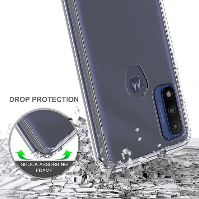 Alt view image 3 of 6 - AquaFlex Transparent Anti-Shock Clear Case Cover for Moto G Power (2022)