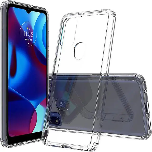 Main image of AquaFlex Transparent Anti-Shock Clear Case Cover for Moto G Power (2022)