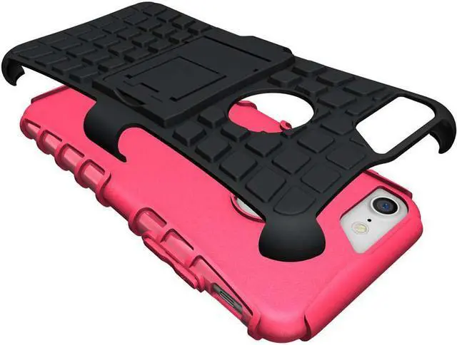 Alt view image 5 of 7 - PINK GRENADE GRIP RUGGED TPU SKIN HARD CASE COVER STAND FOR APPLE iPHONE 7/8