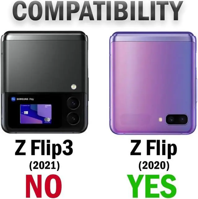 Alt view image 7 of 7 - Black Case Cover and Belt Clip Holster Combo for Samsung Galaxy Z Flip 5G Phone