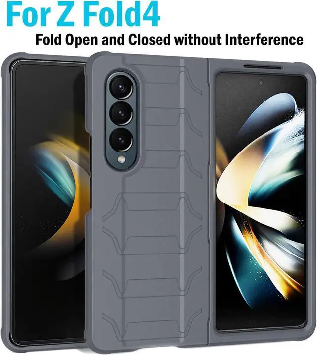 Alt view image 2 of 7 - Case for Samsung Galaxy Z Fold 4 5G 2022, Special Ops Tactical Cover - Gray