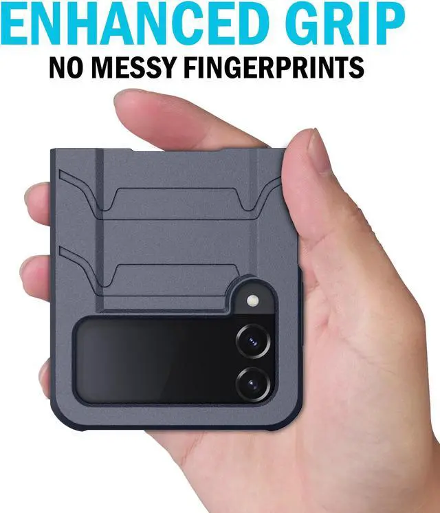 Alt view image 3 of 7 - Case for Samsung Galaxy Z Flip 4, Special Ops Tactical Cover - Navy Blue