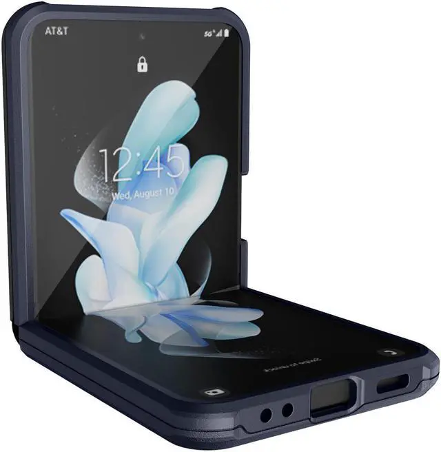 Alt view image 6 of 7 - Case for Samsung Galaxy Z Flip 4, Special Ops Tactical Cover - Navy Blue