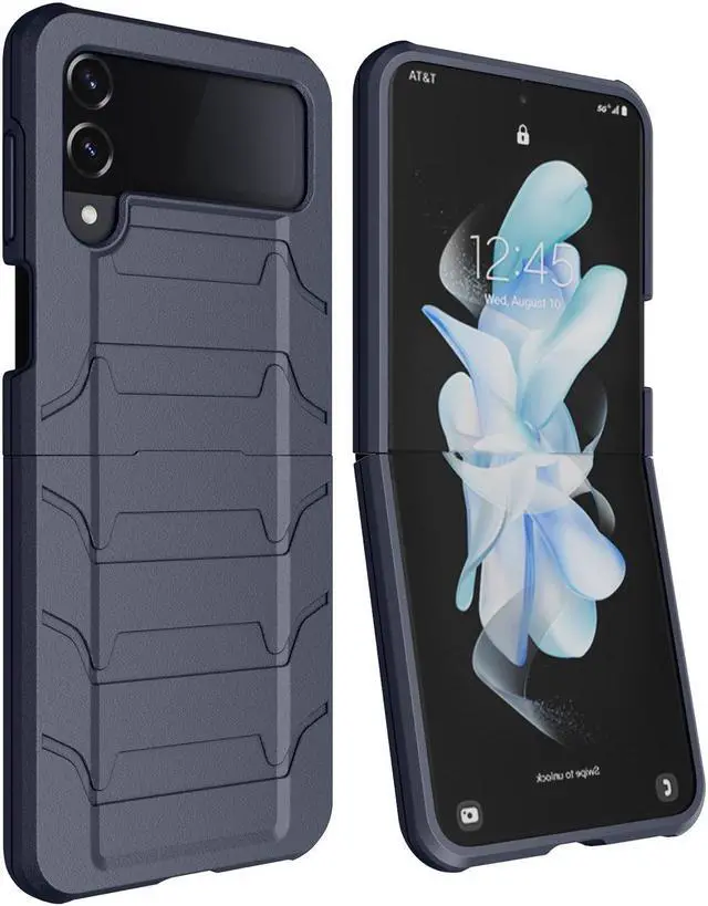 Alt view image 5 of 7 - Case for Samsung Galaxy Z Flip 4, Special Ops Tactical Cover - Navy Blue