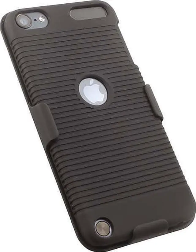 Alt view image 2 of 7 - BLACK HARD CASE COVER + BELT CLIP HOLSTER STAND FOR iPOD TOUCH 5 6 7