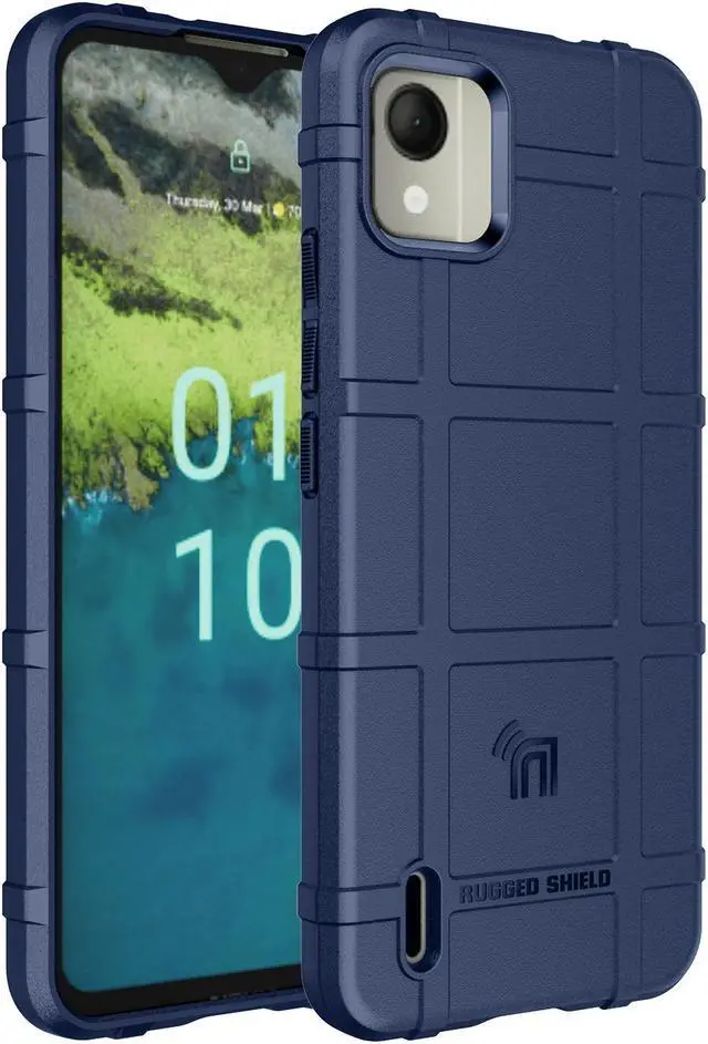 Main image of Special Ops Tactical Rugged Shield Case for Nokia C110 Phone - Navy Blue