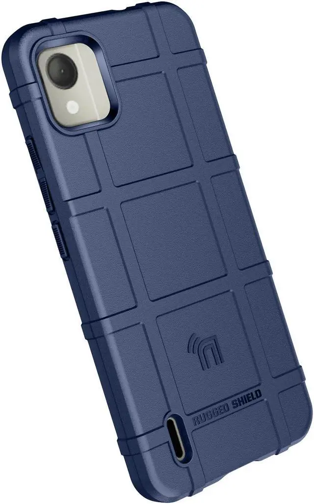Alt view image 5 of 7 - Special Ops Tactical Rugged Shield Case for Nokia C110 Phone - Navy Blue