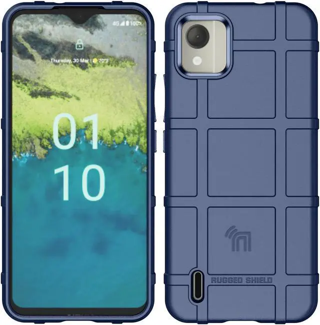 Alt view image 2 of 7 - Special Ops Tactical Rugged Shield Case for Nokia C110 Phone - Navy Blue
