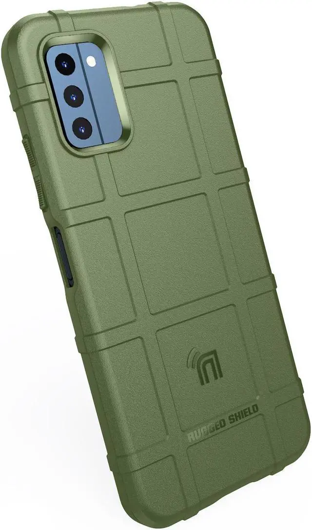 Alt view image 5 of 6 - Special Ops Tactical Rugged Shield Case for Nokia C300 Phone - Olive Green