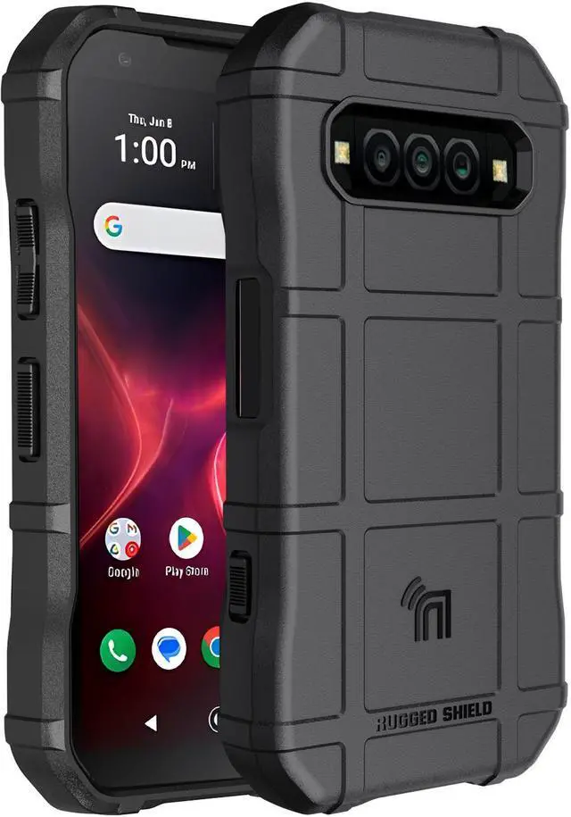 Alt view image 6 of 7 - Special Ops Tactical Rugged Shield Case for Kyocera DuraForce Pro 3 - Black