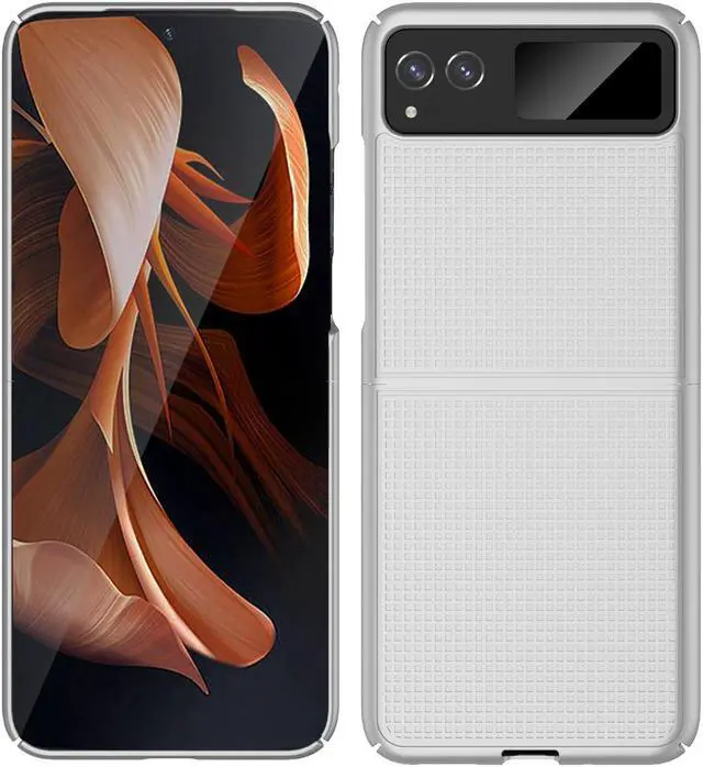 Alt view image 4 of 7 - Pearl White Hard Case Slim Phone Cover for Motorola RAZR 2023 (aka RAZR 40)