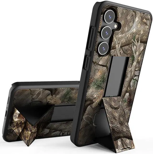 Alt view image 4 of 7 - Slim Case and Belt Clip Combo for Samsung Galaxy S23 FE Phone (2023) - Bush Camo