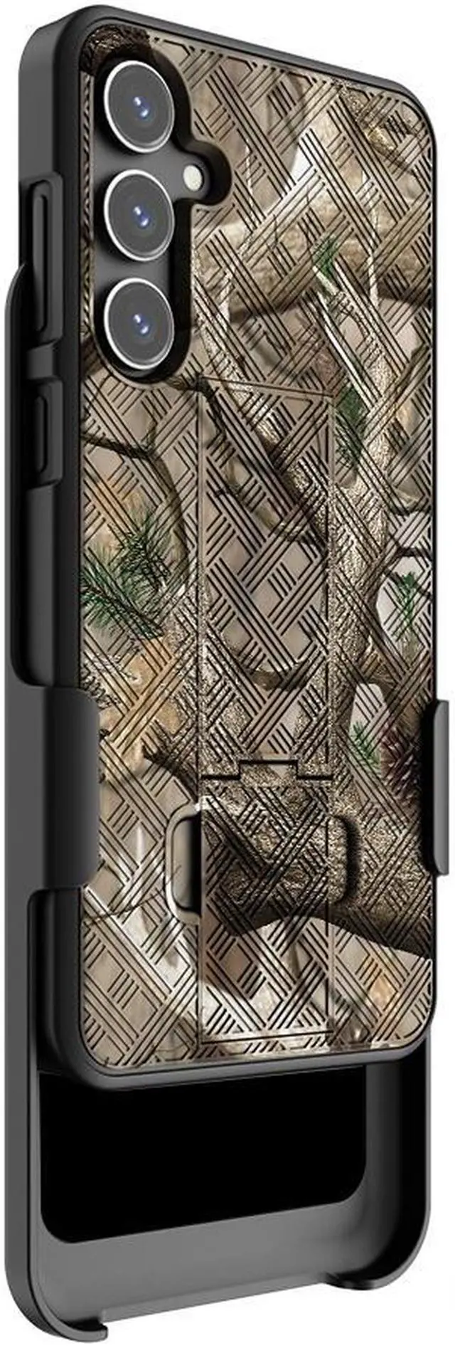 Alt view image 6 of 7 - Slim Case and Belt Clip Combo for Samsung Galaxy S23 FE Phone (2023) - Bush Camo