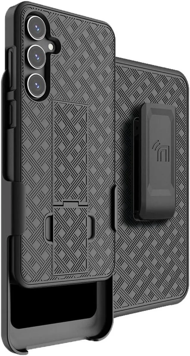Main image of Slim Case and Belt Clip Combo for Samsung Galaxy S23 FE Phone (2023) - Black