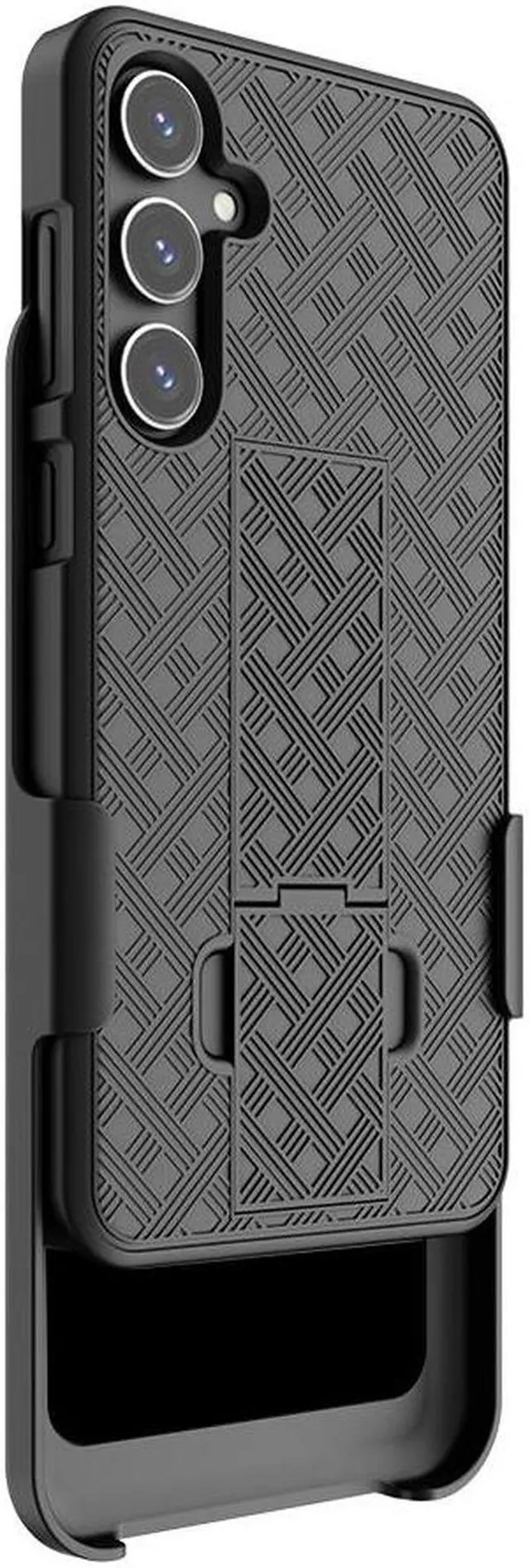 Alt view image 6 of 7 - Slim Case and Belt Clip Combo for Samsung Galaxy S23 FE Phone (2023) - Black