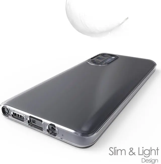 Alt view image 3 of 6 - Transparent Clear Flex Gel TPU Skin Case Phone Cover for Moto G Stylus 5G (2022)