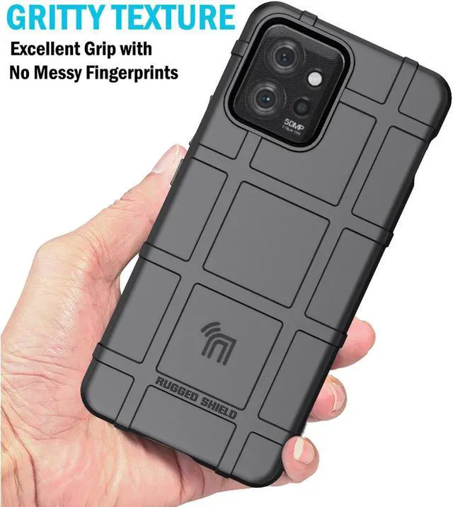 Alt view image 4 of 7 - Rugged Case and Belt Clip Holster for Motorola ThinkPhone 2023 - Matte Black