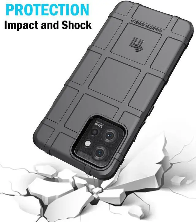 Alt view image 5 of 7 - Rugged Case and Belt Clip Holster for Motorola ThinkPhone 2023 - Matte Black