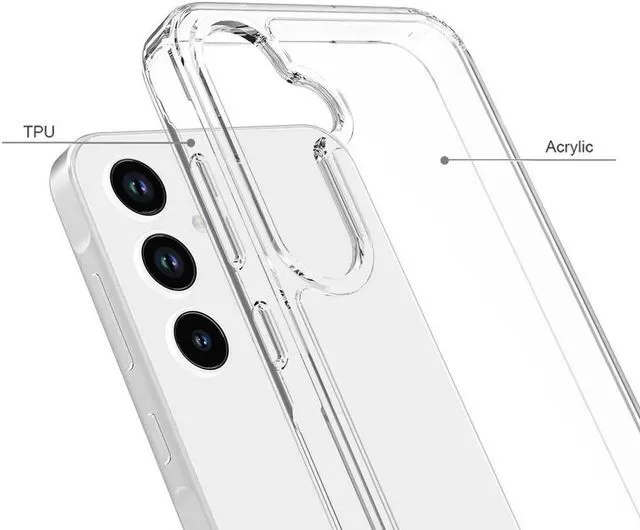 Alt view image 2 of 5 - AquaFlex Anti-Shock Clear Case Slim Cover for Samsung Galaxy A15 5G