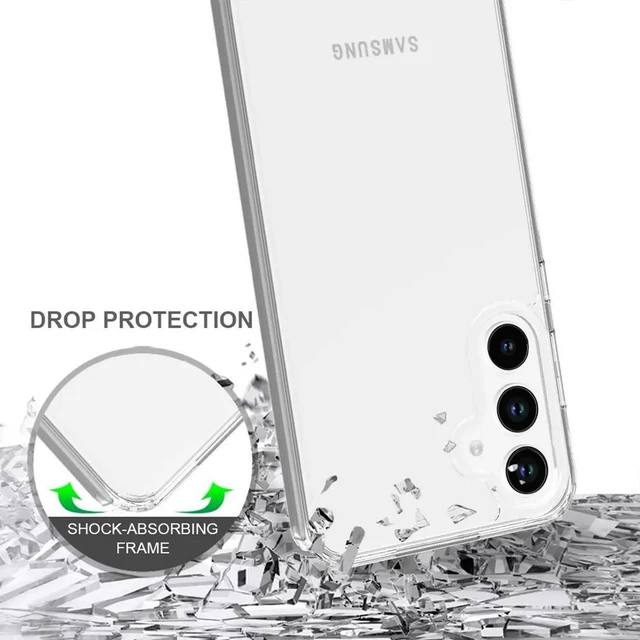 Alt view image 4 of 5 - AquaFlex Anti-Shock Clear Case Slim Cover for Samsung Galaxy A15 5G
